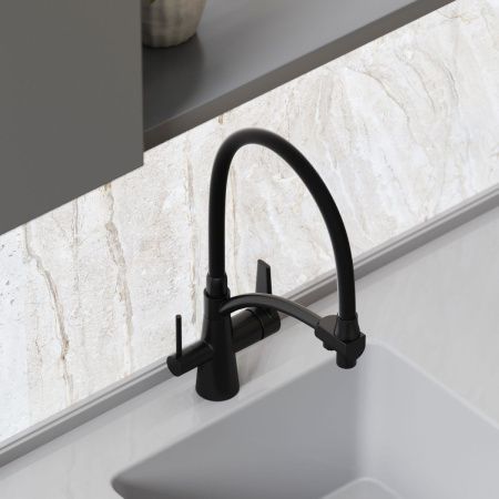 Смеситель для кухни Sancos Eri SC4001MB на мойку черный