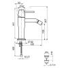 Смеситель Webert Opera Moderna OE840102015 на биде хром