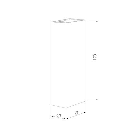 Уличный настенный светильник Elektrostandard Blaze (Блазе) 4690389219061
