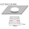 Светильник встраиваемый Crystal Lux CLT 501 CLT 501C120 WH