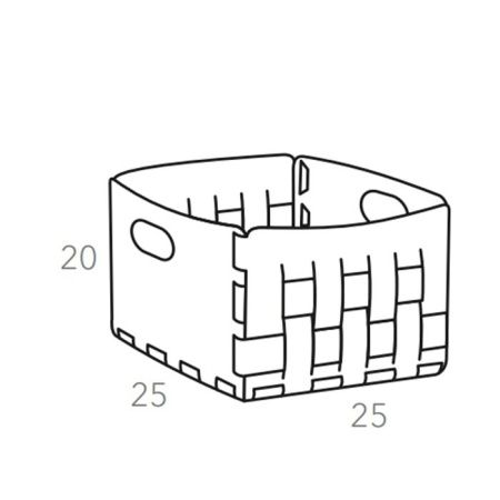 Корзина ADJ Bottega 1044.16.TS30