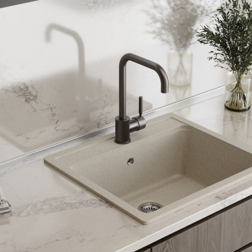 Смеситель для кухни Teymi T10264 на мойку графит - фото 5