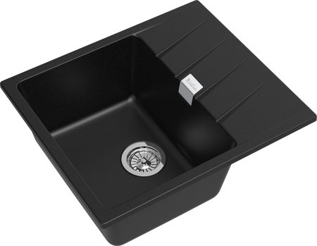 Кухонная мойка Rivelato RAUM RM-58 nero 60х50 цвет черный