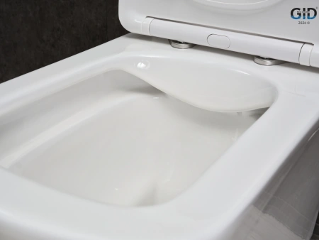 Унитаз напольный с бачком Gid Cuadrado Tn2184 (62251Y) белый с сиденьем микролифт безободковый