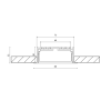 Профиль алюминиевый Designled LE 00-00001080