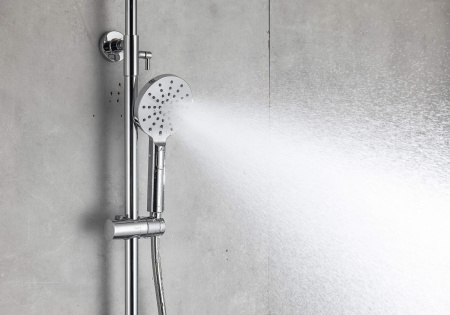 Душевая стойка Aquatek ВЕГА AQ2040CR настенная цвет хром