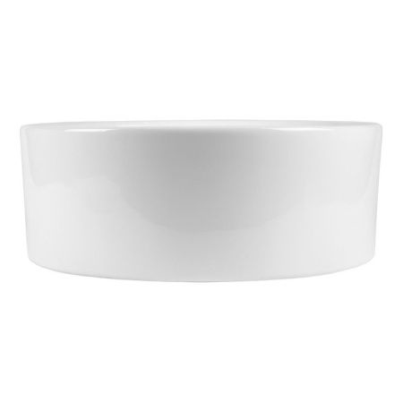 Раковина из сантехнического фарфора Bond Circle S53-390 40х40 накладная цвет белый без отверстий под смеситель