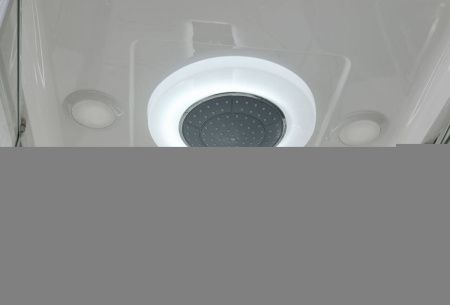 Душевая кабина AvaCan V V2010LED 100х100 квадратная с крышей ориентация универсальная