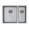 Кухонная мойка Paulmark GERBERG 59/2S UNI PM225944-BSL 35х40 цвет серый поверхность брашированная