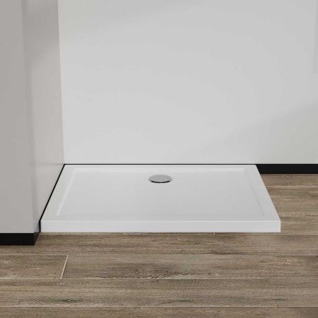 Душевой поддон акриловый Vincea H50 VST-5AR-8010 100х80 белый с каркасом