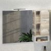 Зеркало-шкаф Comforty Турин 00004137136CF 120х80 подвесной цвет бежевый