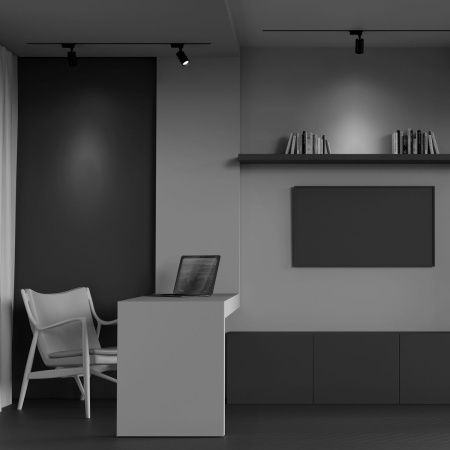 Трековый светодиодный светильник Maytoni Technical Vuoro TR003-1-6W3K-B