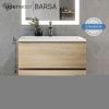 Тумба с раковиной Uperwood Barsa 293020547 70х50 цвет коричневый/черный