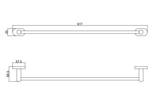 Полотенцедержатель BELZ B90101 - фото 2