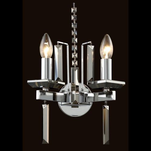 Бра Crystal Lux Marron (Маррон) Marron AP2 Chrome - фото 2