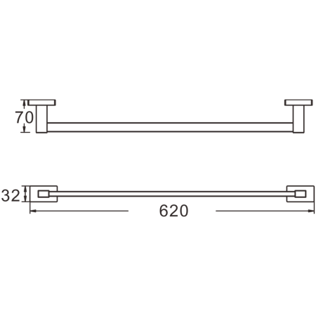 Полотенцедержатель BELZ B90201