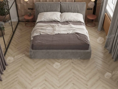 Ламинат Alpine Floor Herringbone 12 Pro New LF106-08 Дуб Орлеан толщина 1.2 см 34 класс 606х101 - фото 3