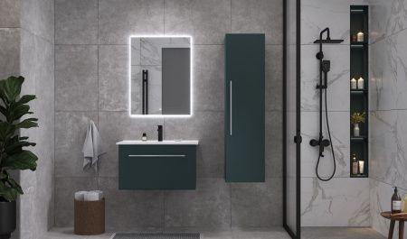 Шкаф-пенал Velvex POSSE pp.POS.40 верде 40х150 подвесной цвет зеленый