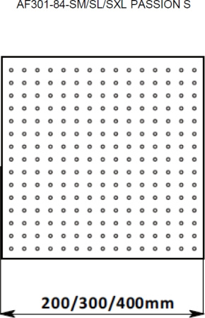 Верхний душ Aquanet Passion AF301-84-SL хром