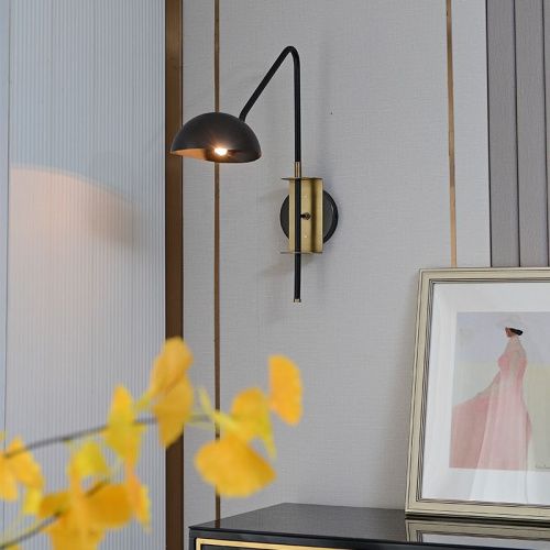 Бра Delight Collection Wall lamp (Валл ламп) MT9049-1WB black/bronze - фото 2