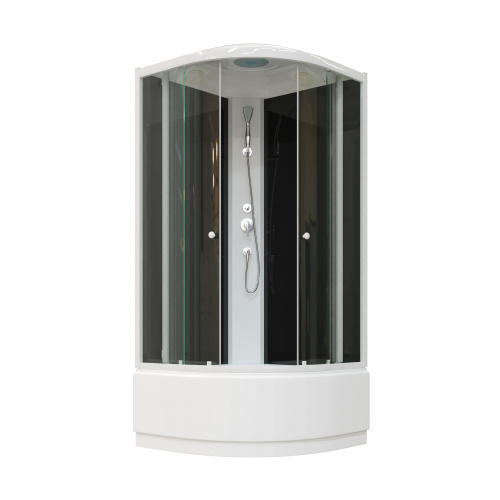 Душевая кабина Parly Classic EC821 80х80 четверть круга с крышей - фото 4