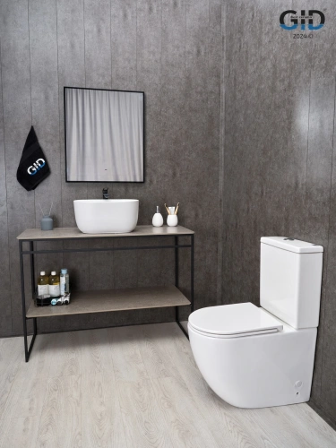 Раковина Gid Creativo 45 см N9302wg (51220) накладная цвет белый матовый - фото 4