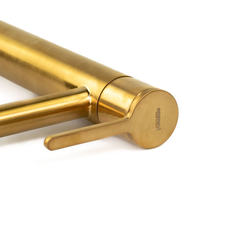 Смеситель Emmevi Filobrass 85003/ORS на раковину золото брашированное - фото 5