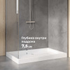 Душевой поддон керамический RGW CER 19170384-01 140х80 белый