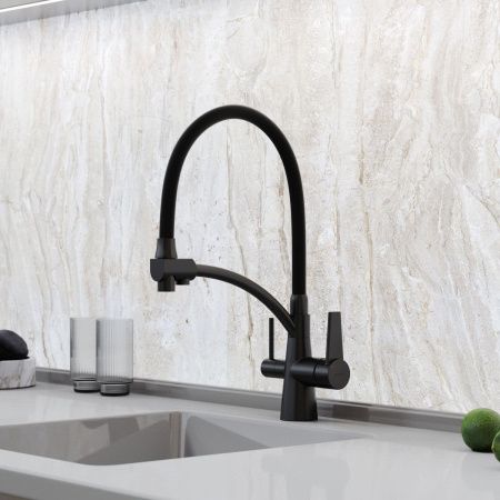 Смеситель для кухни Sancos Eri SC4001MB на мойку черный