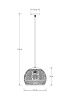 Светильник подвесной Arte Lamp Celesta (Целеста) A7058SP-1BK