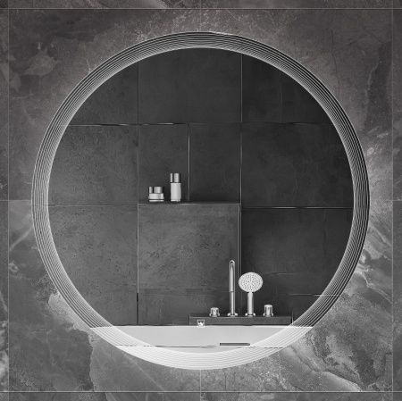 Зеркало с подсветкой Cezares ECO CZR-SPC-ECO-800-LED-TCH 80х80 подвесное