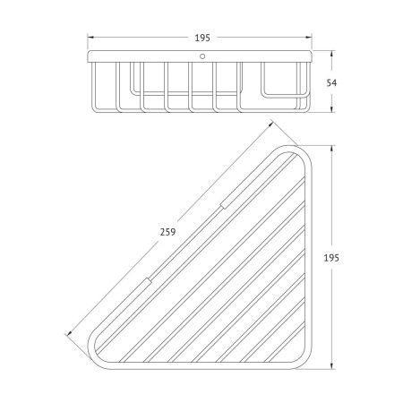 Полка в ванную комнату Artwelle Universell 4119