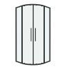 Душевой уголок Grossman Cosmo 301.K33.02.8080.21.00 80х80 стекло прозрачное профиль черный без поддона