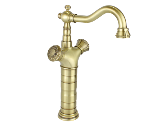 Смеситель для раковины Bronze de Luxe ROYAL 10219/1 на столешницу бронза - фото 2