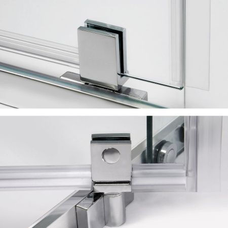 Душевой уголок Wasserkraft Leine 35P 35P11 90х90 стекло прозрачное профиль хром без поддона