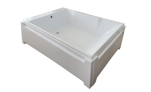 Ванна акриловая Royal Bath TRIUMPH RB665100K 180х120 пристенная прямоугольная - фото 3