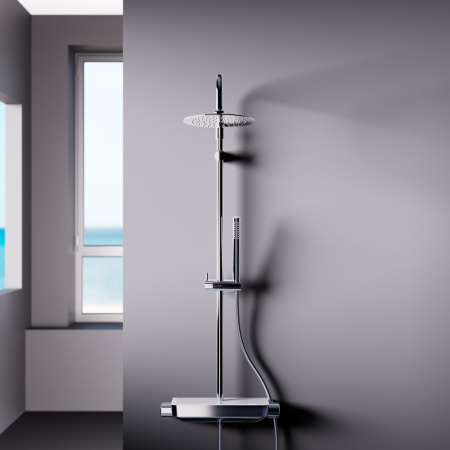 Душевая стойка Damixa Scandinavian Pure 936750000 настенная цвет хром