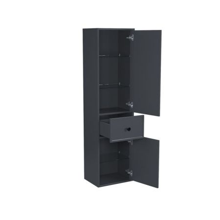 Шкаф-пенал Iddis Torr TOR40D0i97 40х150 подвесной цвет серый