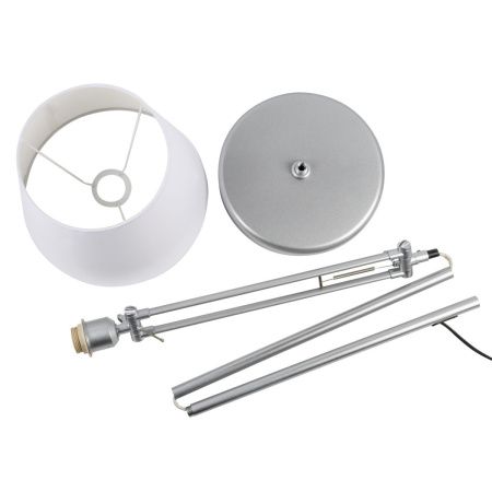 Торшер Uniel UML-T500 UML-T500 E27 SILVER/WHITE
