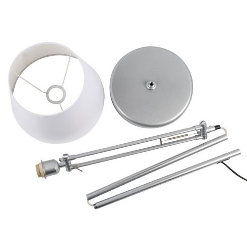 Торшер Uniel UML-T500 UML-T500 E27 SILVER/WHITE - фото 3