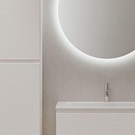 Тумба под раковину Sancos FOLK FL80W 80х40 подвесная цвет белый