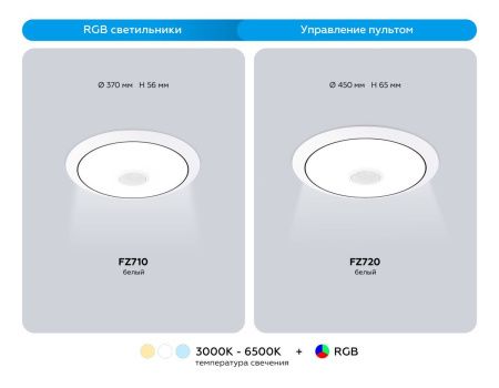 Светильник потолочный Ambrella Light Orbital Dance (Орбитал Данце) FZ720