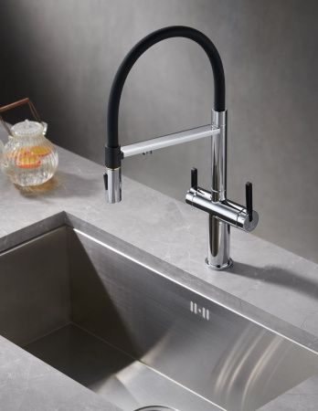 Смеситель для кухни Rose R458 на мойку хром