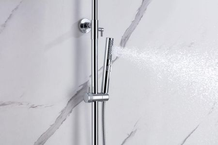 Душевая стойка Allen Brau Priority 5.31A10-00 настенная цвет хром