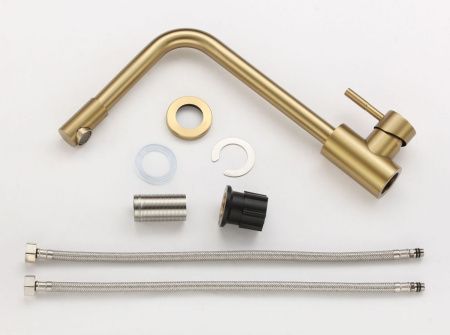 Смеситель для кухни Fmark FS8233C на мойку бронза