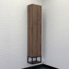 Шкаф-пенал Comforty Порто 00-00009982CF 40х170 подвесной цвет коричневый