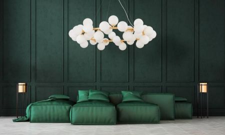 Люстра подвесная Lumina Deco Marsiada (Марсиада) LDP 6033-40 GD