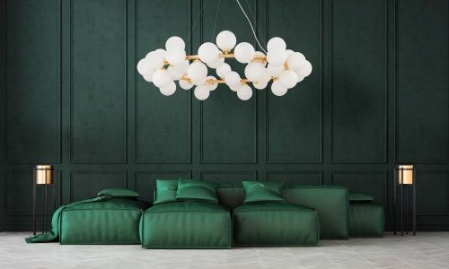 Люстра подвесная Lumina Deco Marsiada (Марсиада) LDP 6033-40 GD - фото 2