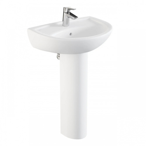 Раковина Vitra FIT 55 см 6894B099-1776 подвесная цвет белый - фото 2