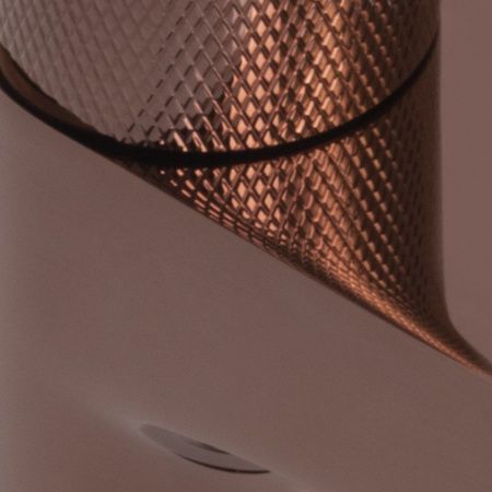 Смеситель для ванны и душа Wasserkraft Asphe 7700 7758 Thermo встраиваемый в стену розовое золото с термостатом